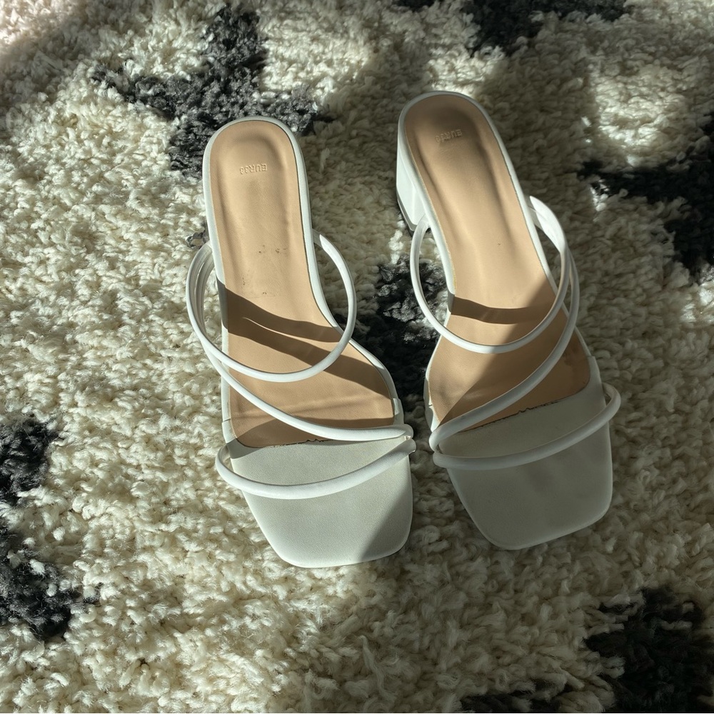 Strappy Kitten Heels